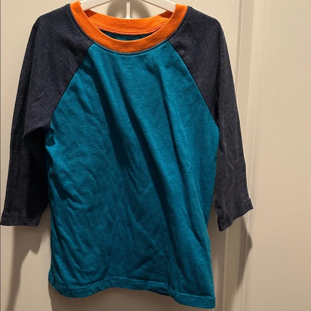 5/$20 OLD NAVY Colorblock 3/4 Sleeve Shirt 5